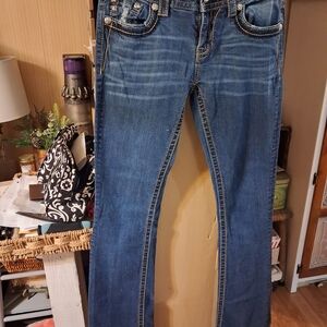 Miss Me Women's Boot Cut Blue Jeans